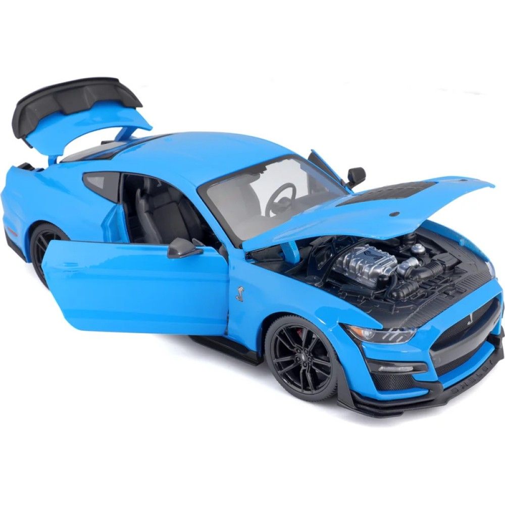 1/18 - Ford Mustang Shelby GT500, Azul, 2020