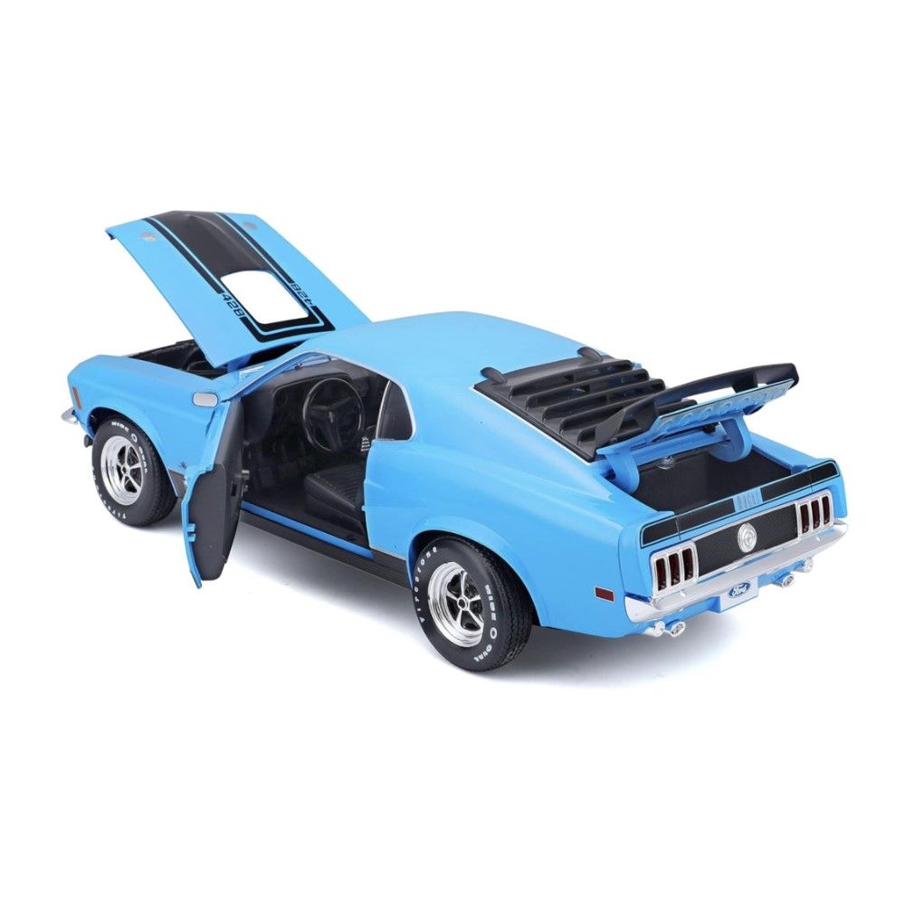 1/18 - Ford Mustang Mach 1, Azul/Preto, 1970