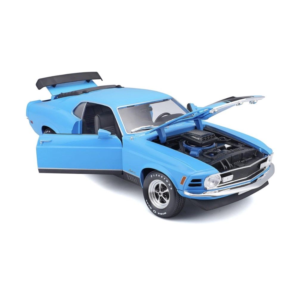 1/18 - Ford Mustang Mach 1, Azul/Preto, 1970