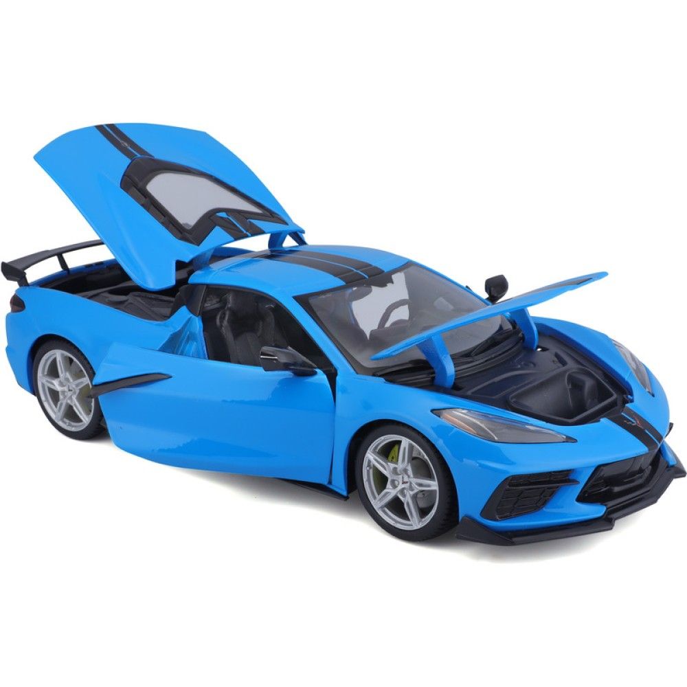 1/18 - Chevrolet Corvette Stingray (C8), Azul, 2020