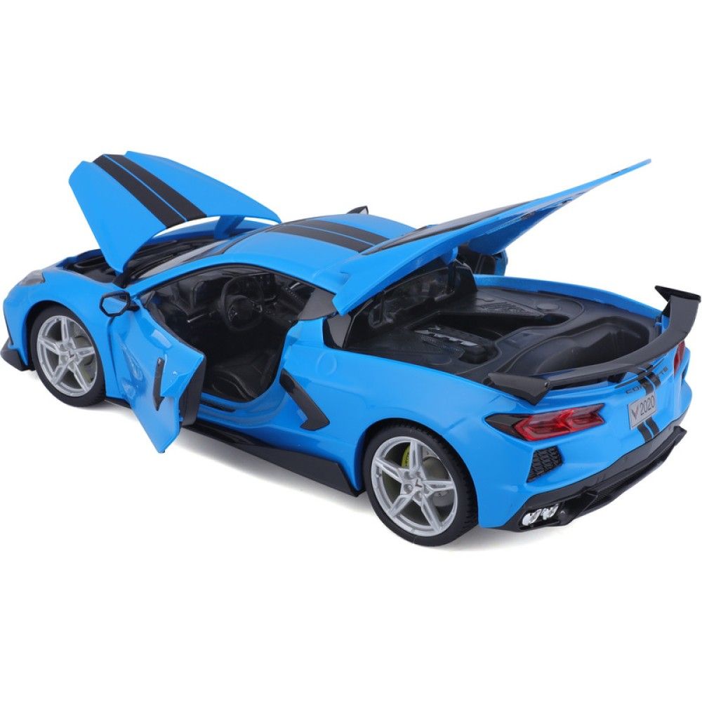 1/18 - Chevrolet Corvette Stingray (C8), Azul, 2020