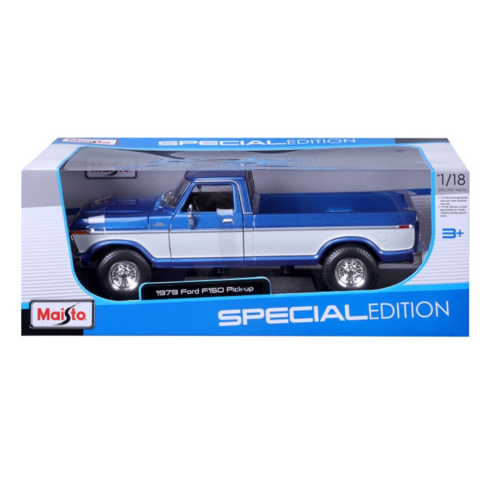 1/18 - Ford F-150 Pick-Up, Azul, 1979 - Edição Especial