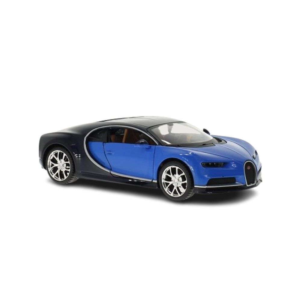 1/24 - Bugatti Chiron, 2018, azul/preto