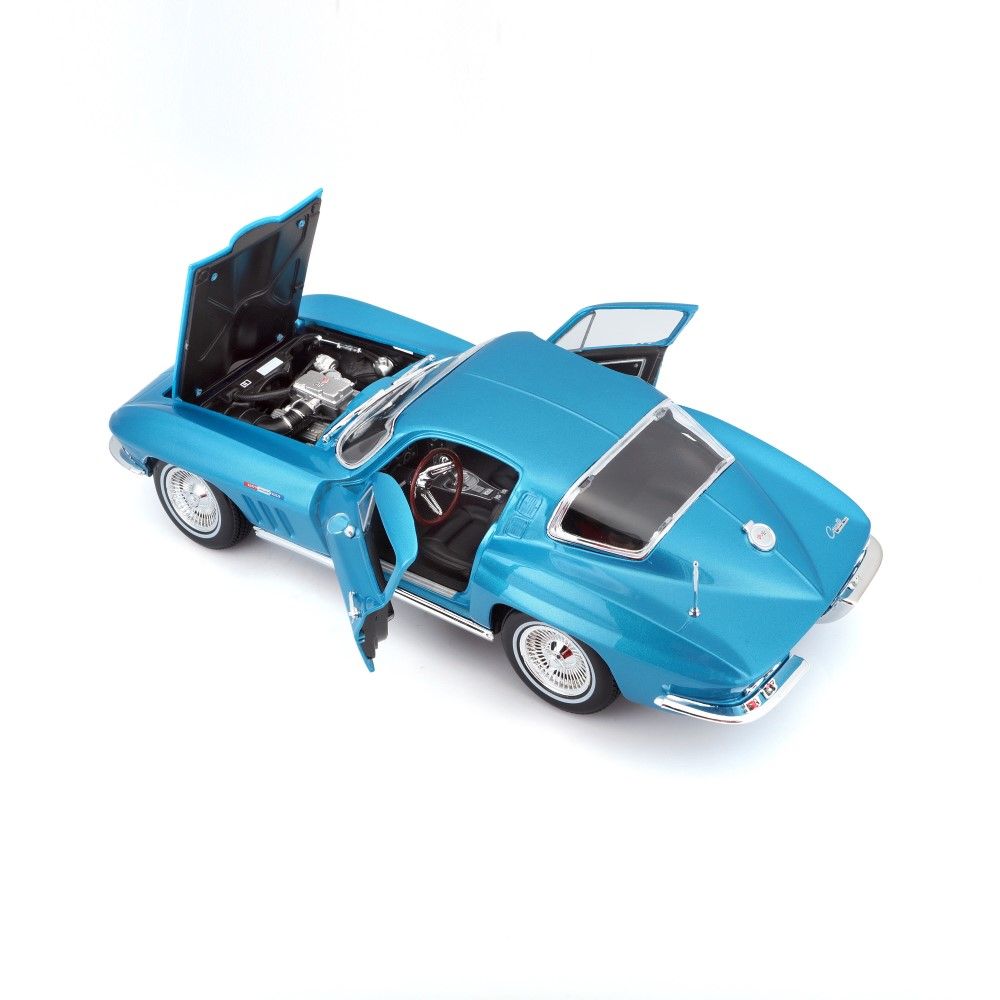 1/18 - Chevrolet Corvette, Azul, 1965
