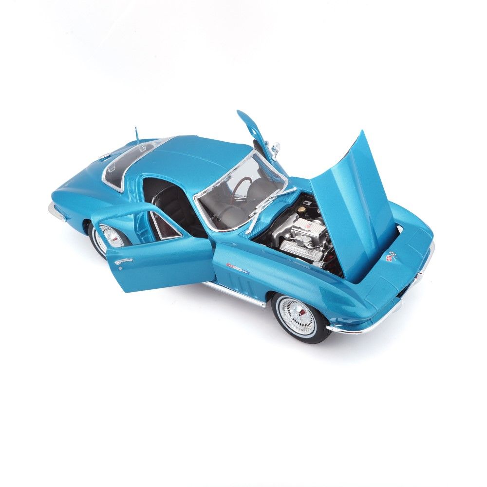 1/18 - Chevrolet Corvette, Azul, 1965