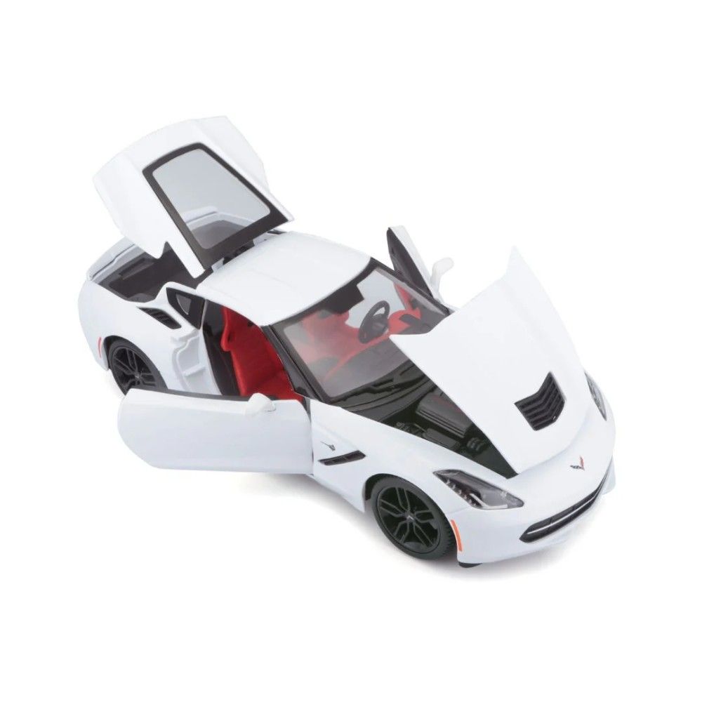 1/18 - Chevrolet Corvette Stingray Z51 (C7), Branco, 2014