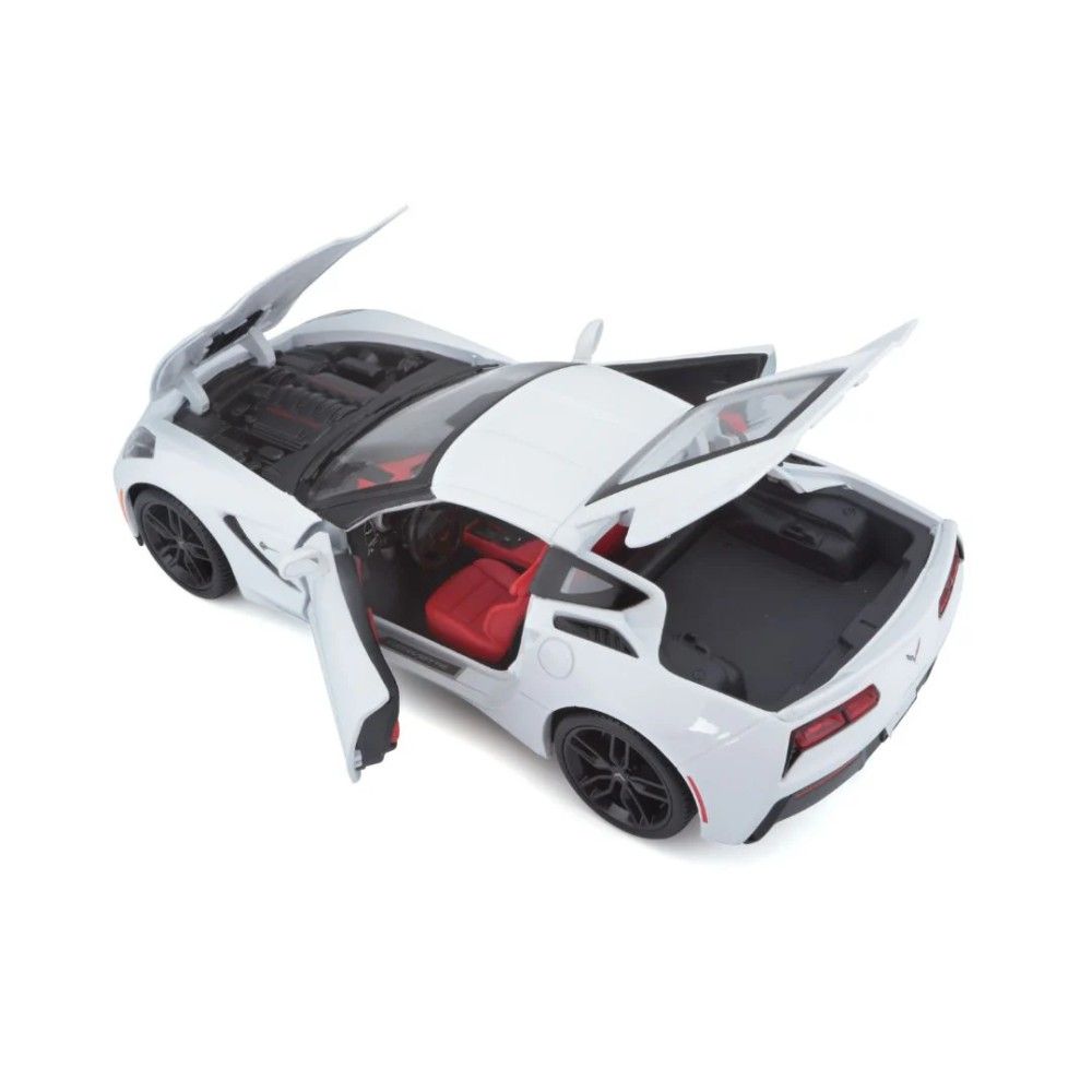 1/18 - Chevrolet Corvette Stingray Z51 (C7), Branco, 2014