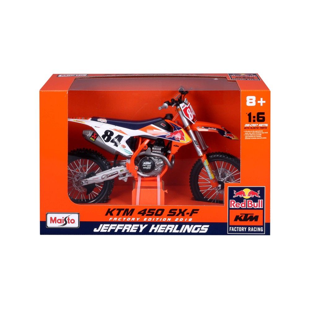 1/6 - Ktm 450 SX-F #84 Jeffrey Herlings Redbull KTM Supercross