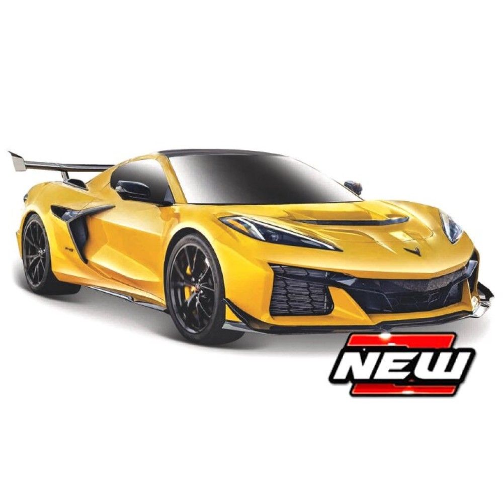 1/24 - Chevrolet Corvette ZR1 Coupé, 2025, amarelo