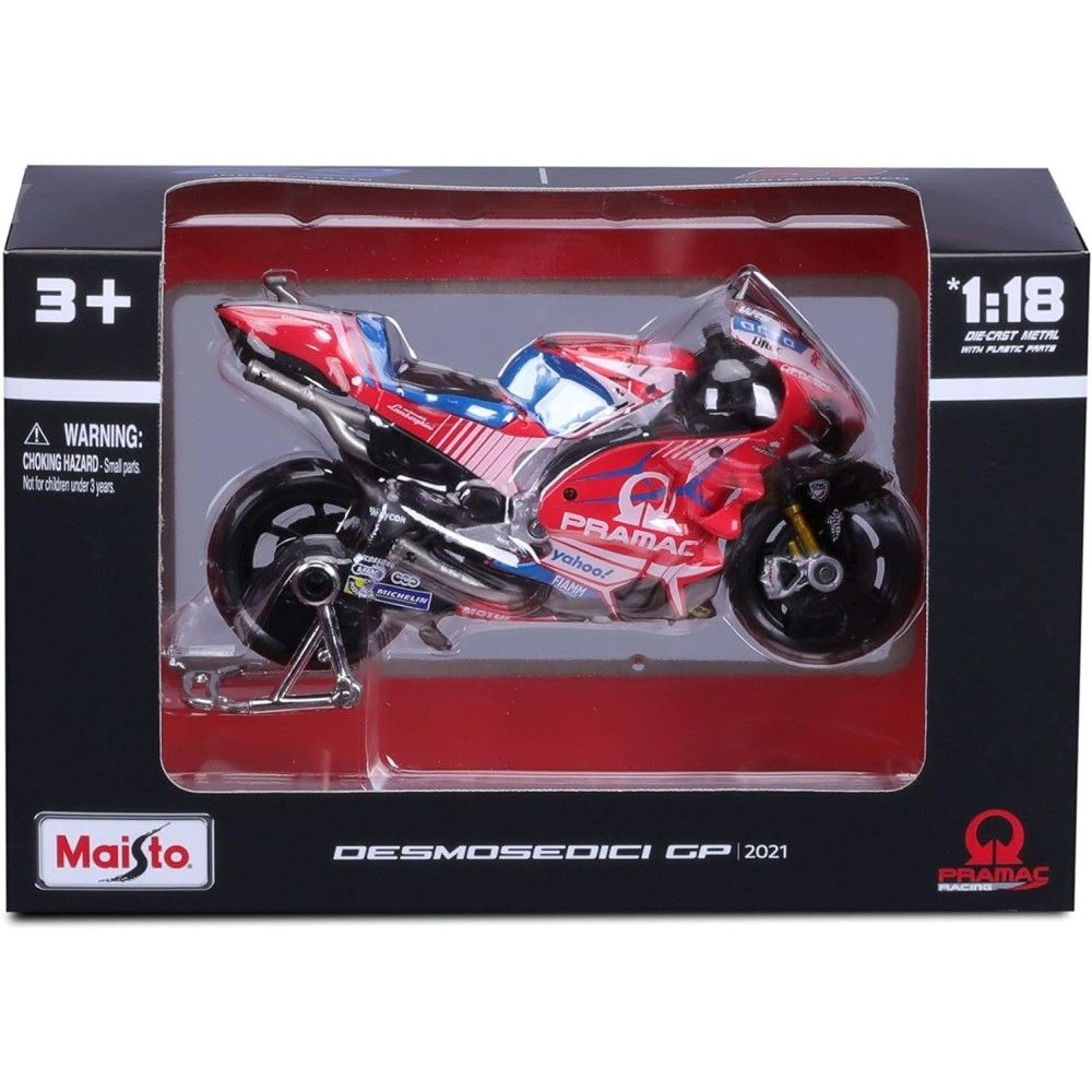 1/18 - Ducati Desmosedici GP21 MotoGP 2021 Pramac Racing #89 - Jorge Martin