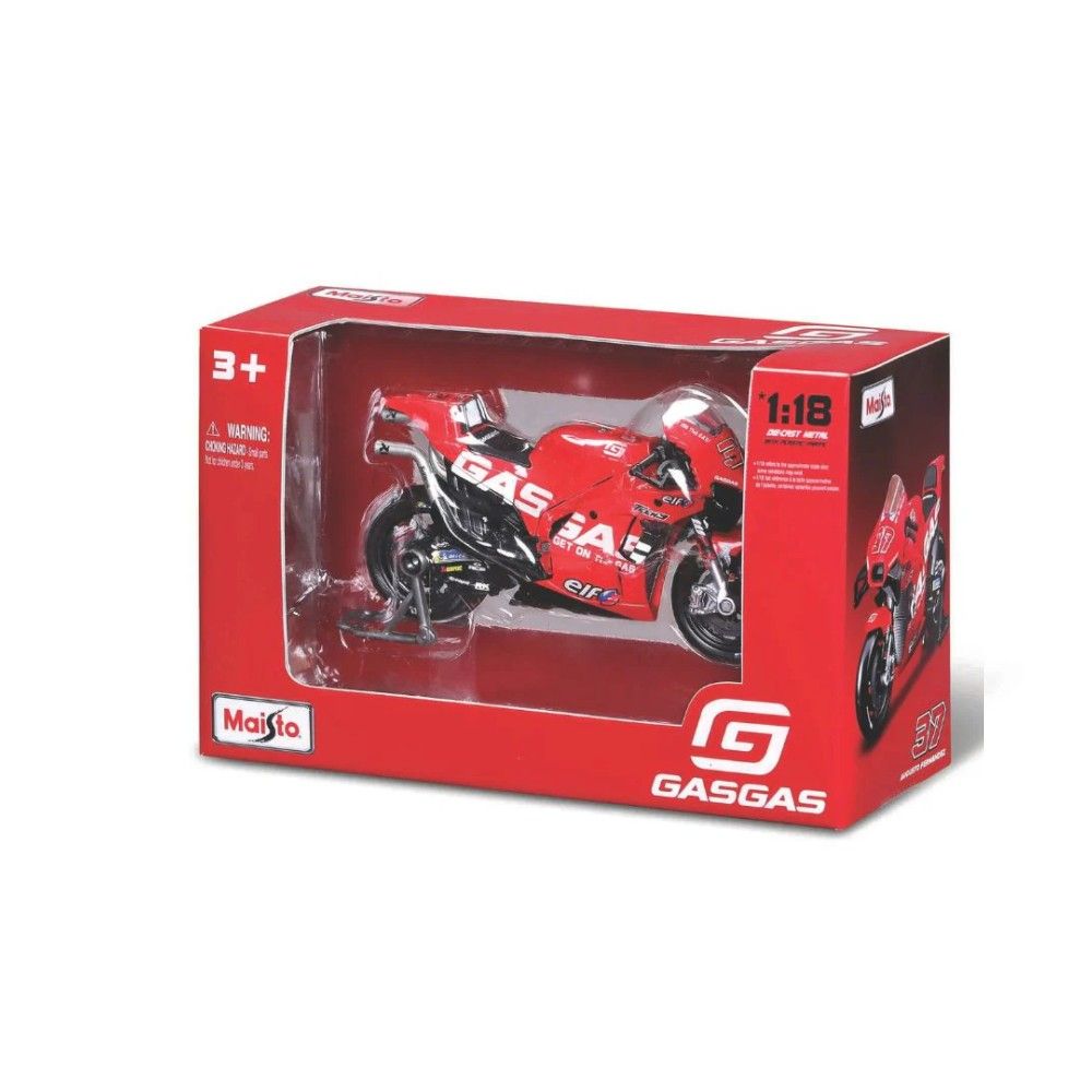 1/18 - KTM RC16 MotoGP 2023, Tech3 GasGas Factory Racing #37 - Augusto Fernandez