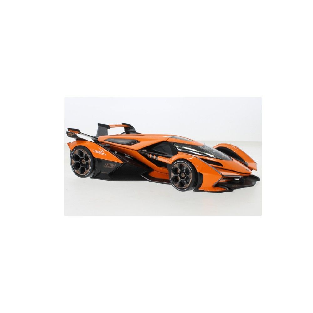1/18 - Lamborghini Vision GranTurismo V12, Laranja/carbono, 2021