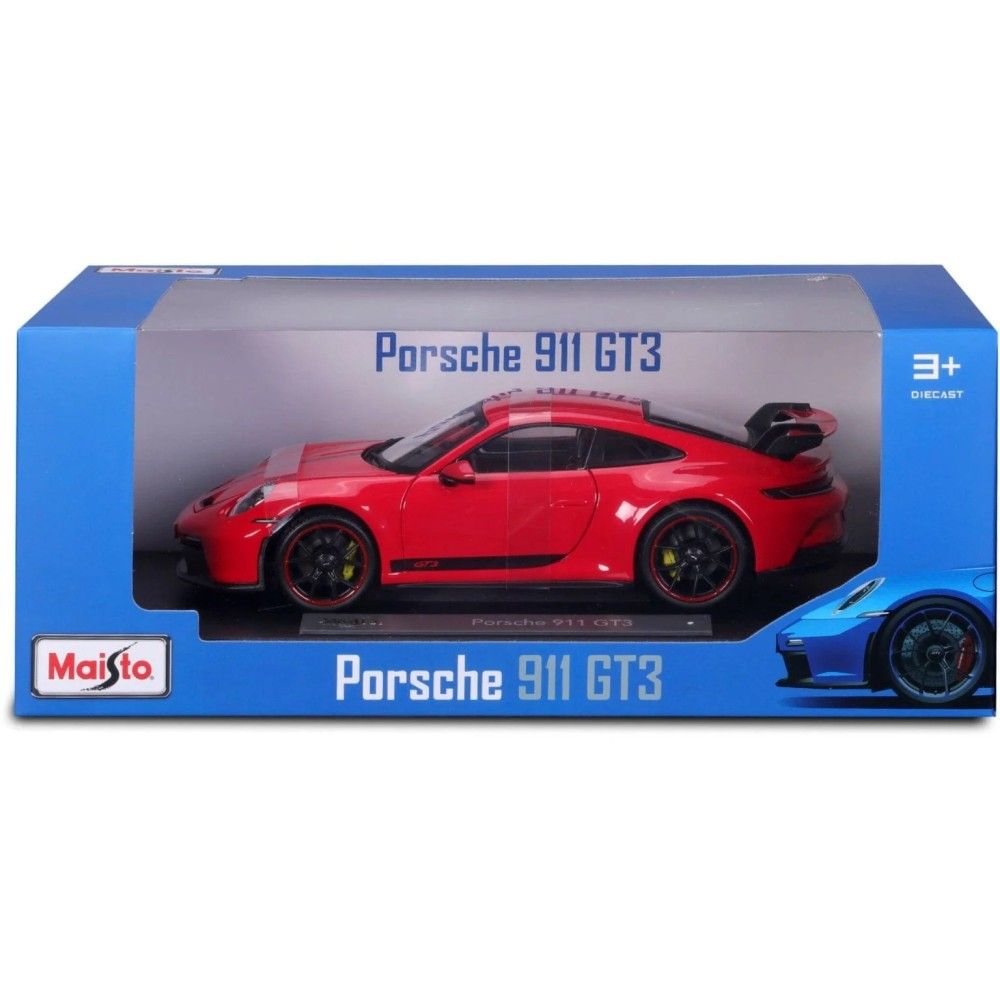 1/18 - Porsche 911 (992) GT3, Vermelho, 2022