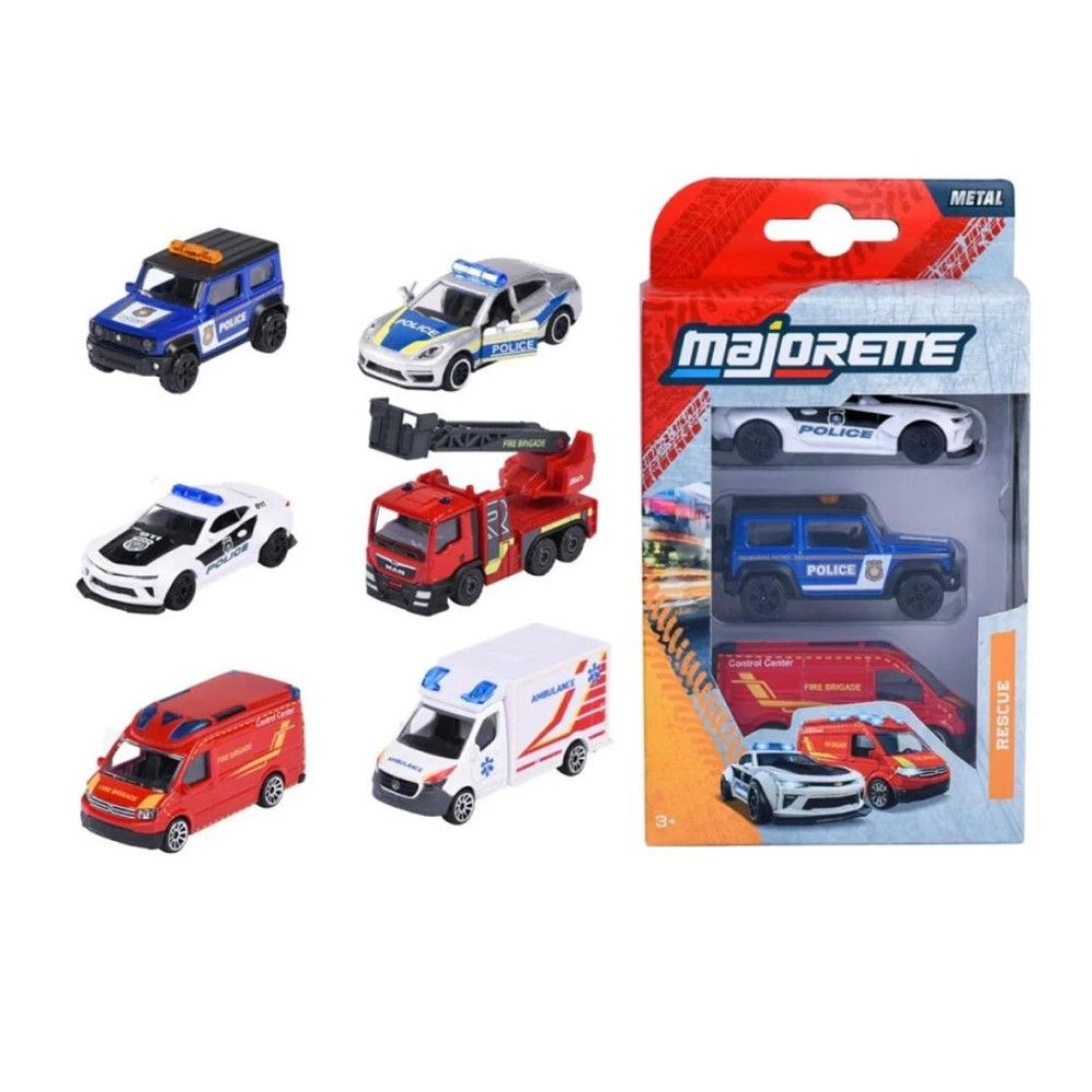 Pack de 3 veículos de Emergêcia