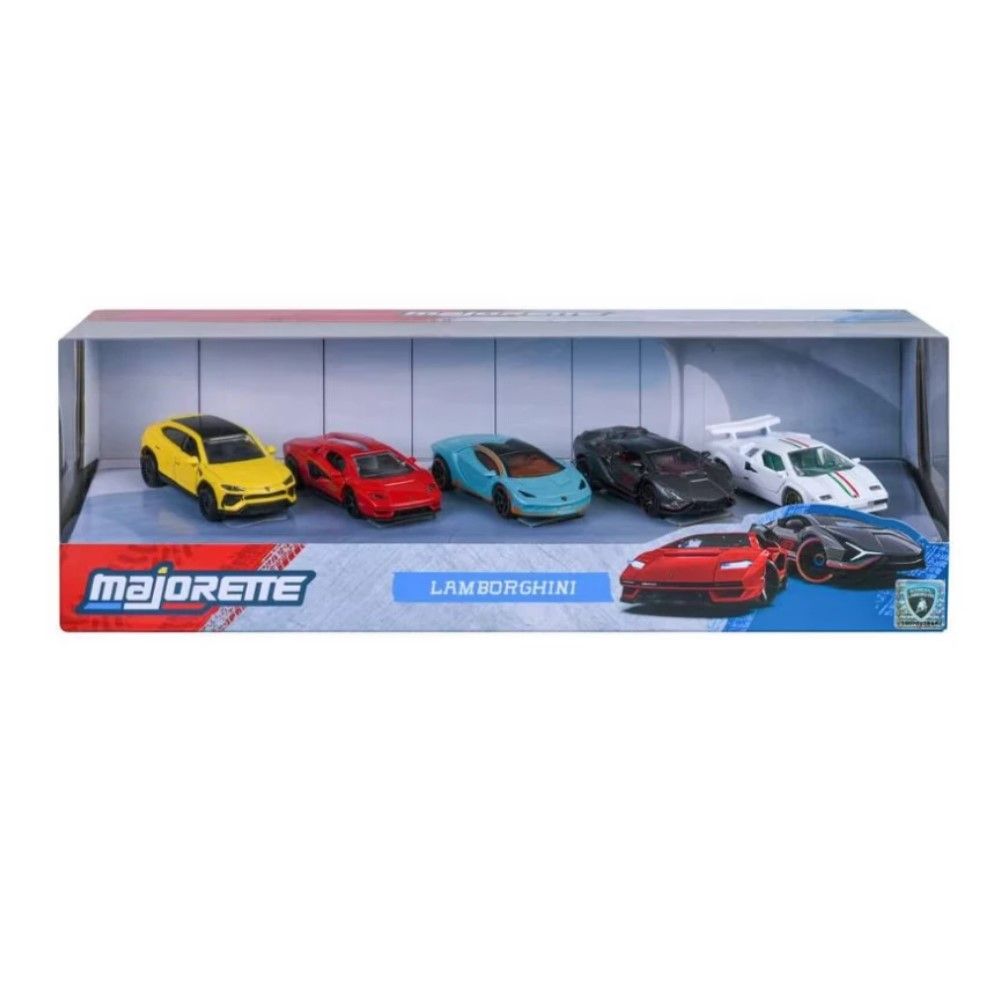 Gift Set com 5 veículos - Edição Especial Lamborghini