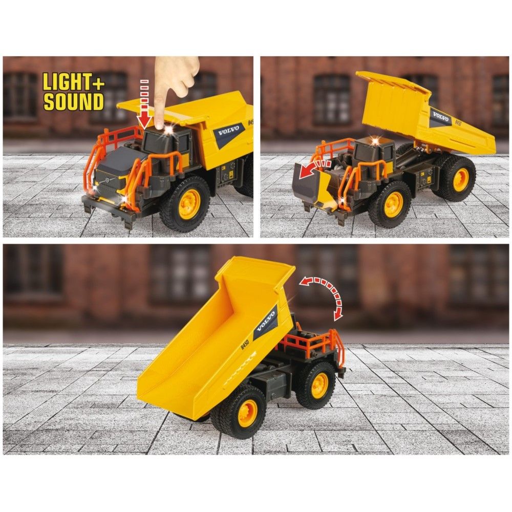 Dumper Volvo com luz e sons