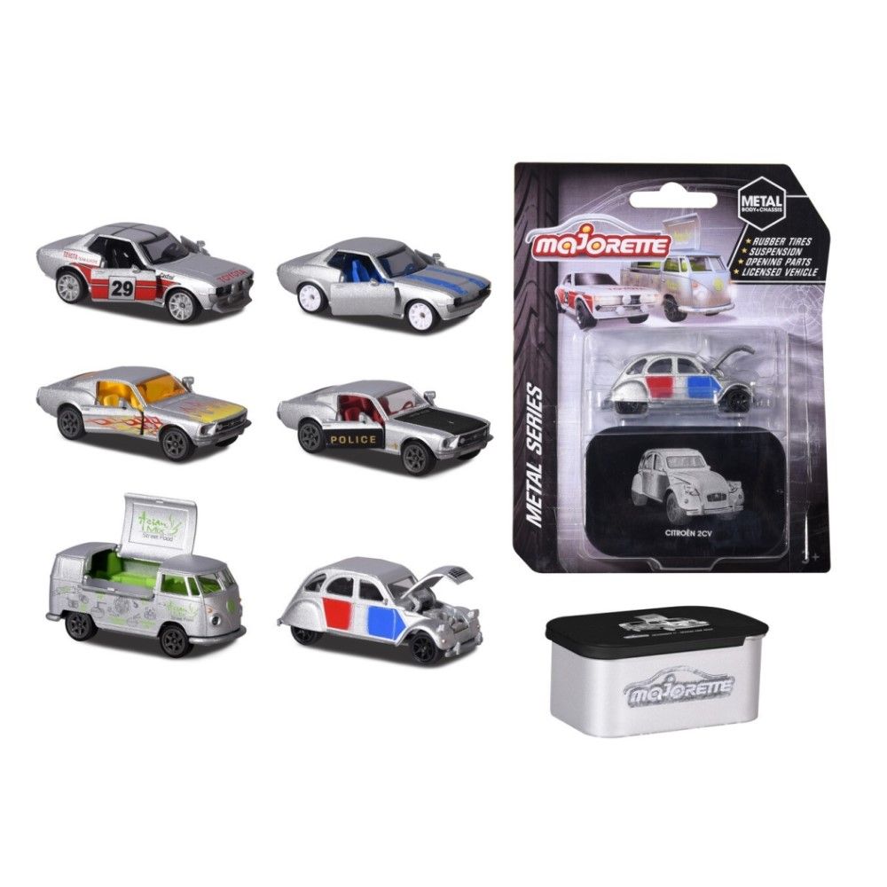 Vintage Cars Deluxe - Edição 60ºAniversário com caixa de lata