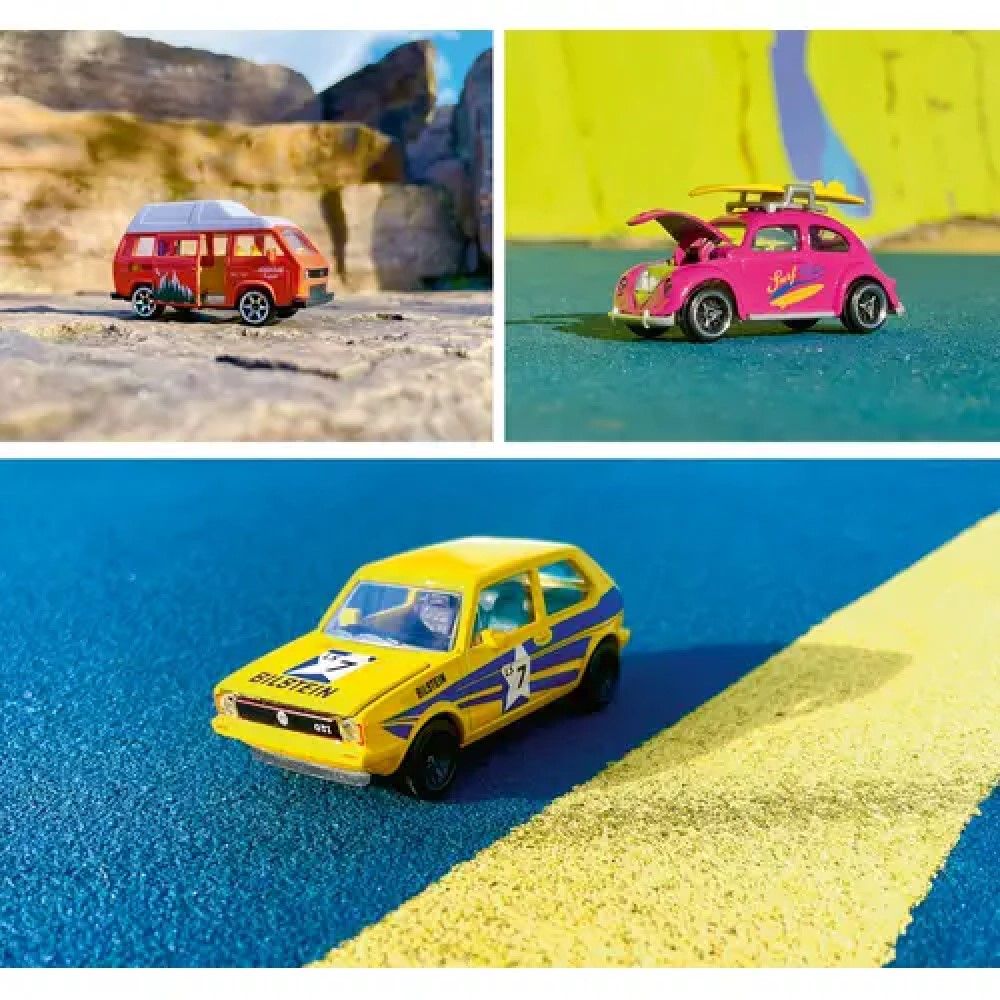 Pack de 2 VW Carros Originais com acessórios
