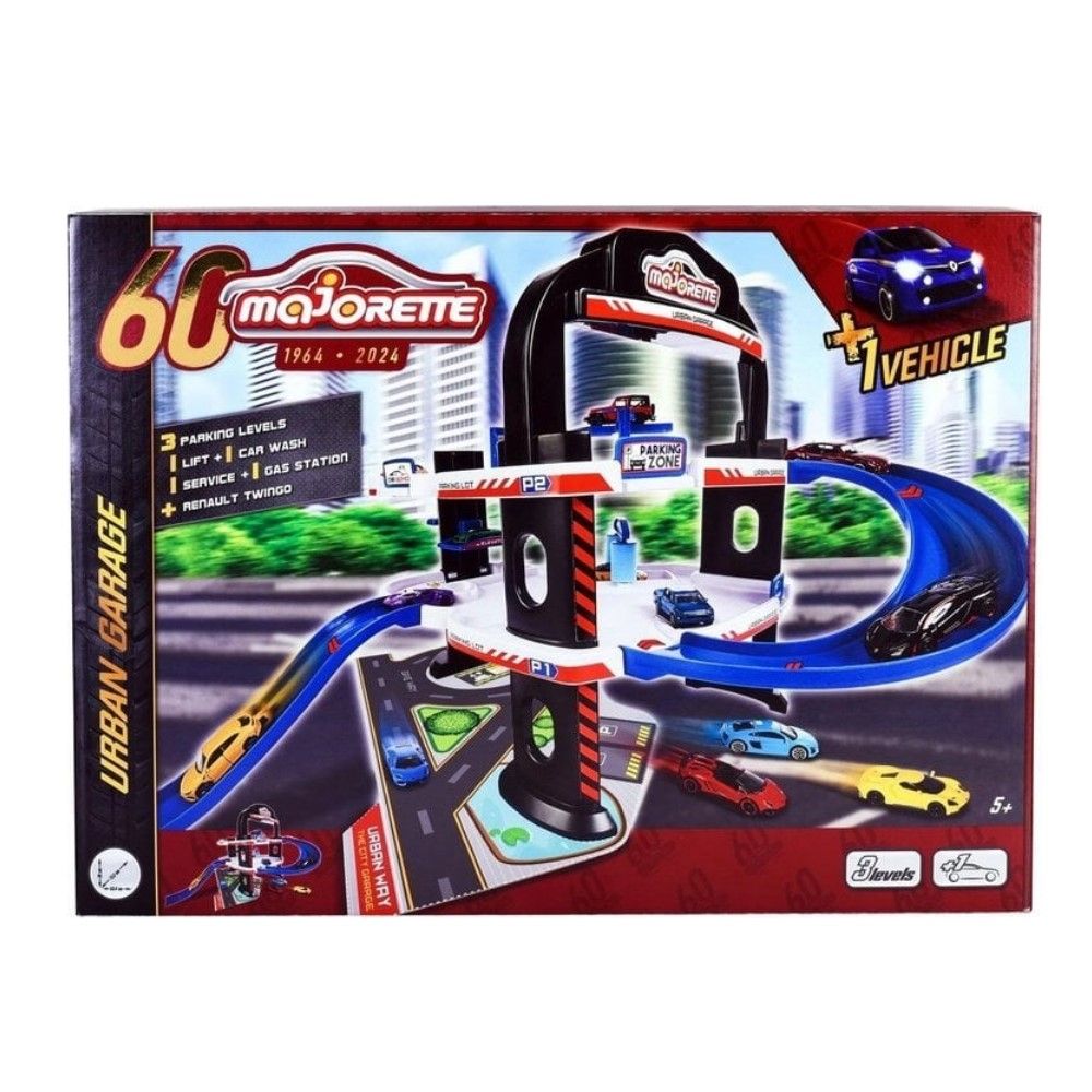 Garagem Majorette com 3 nives com carro incluido