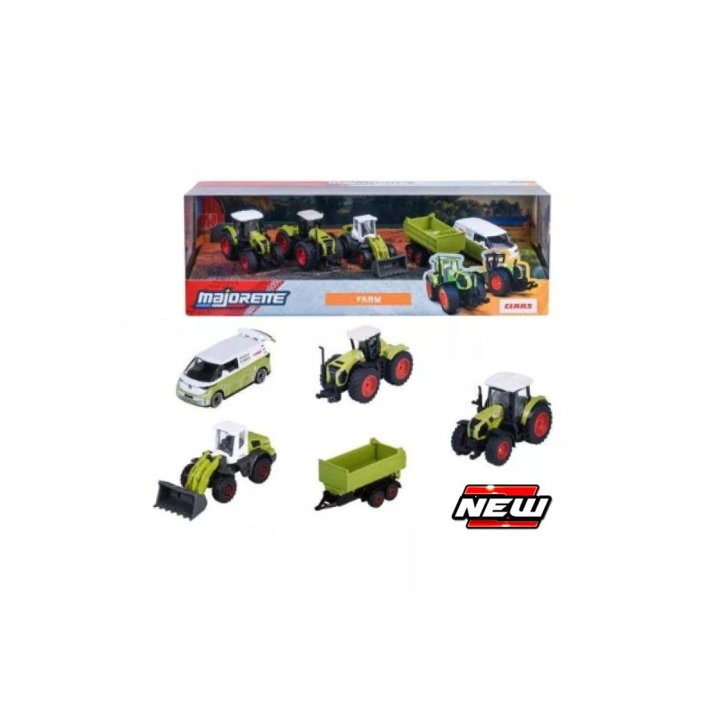 Gift Set com 5 veículos - Agricultura Claas