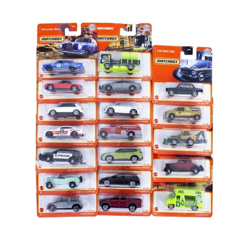 Matchbox - Sortido de carros (72un)