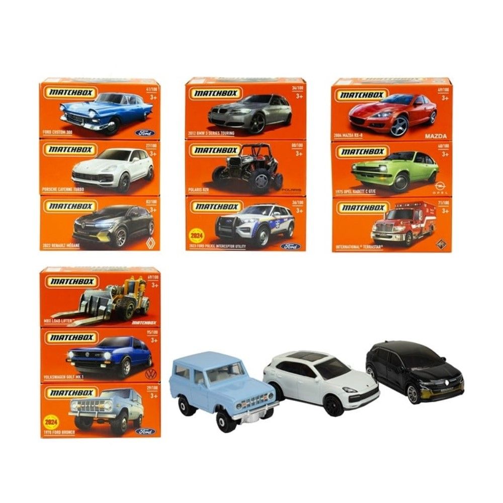 Matchbox - Coleção Drive Your Adventure (Cx.24 unidades)