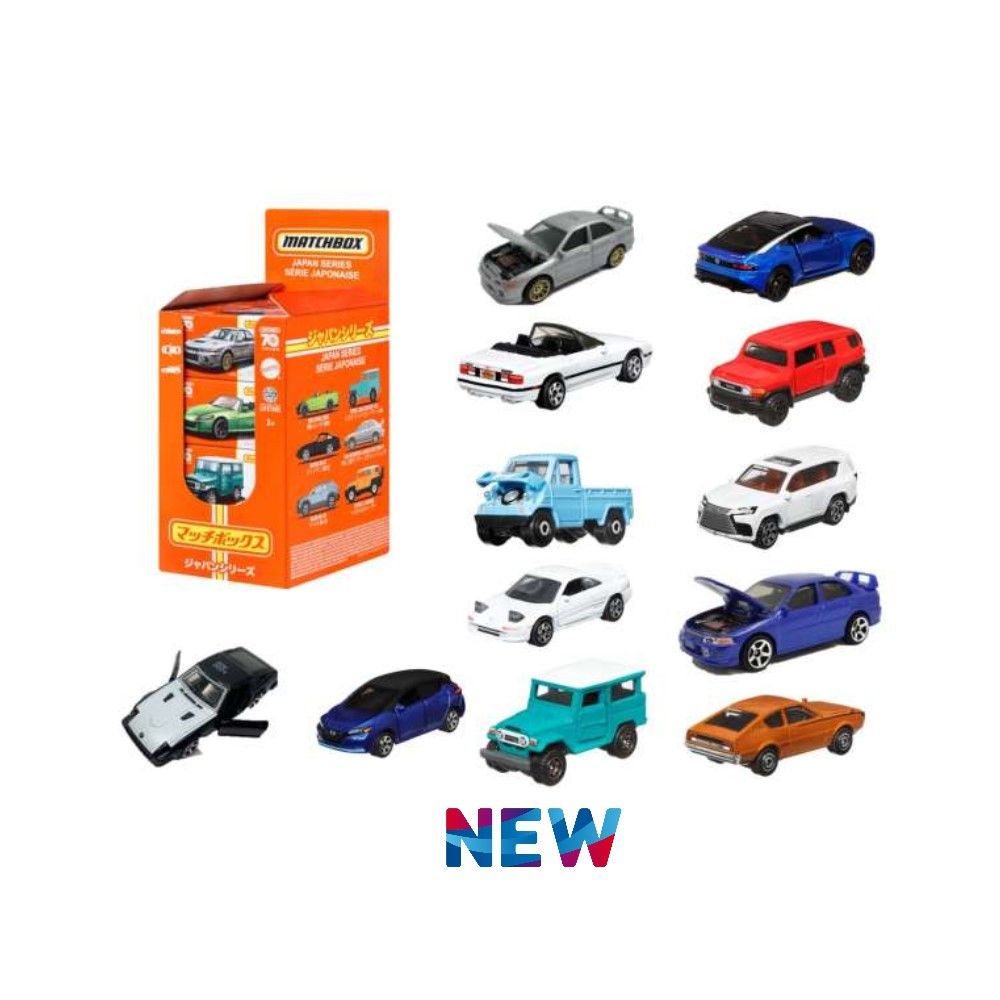 Matchbox - Sortido Serie Japão (Cx.12 unidades)
