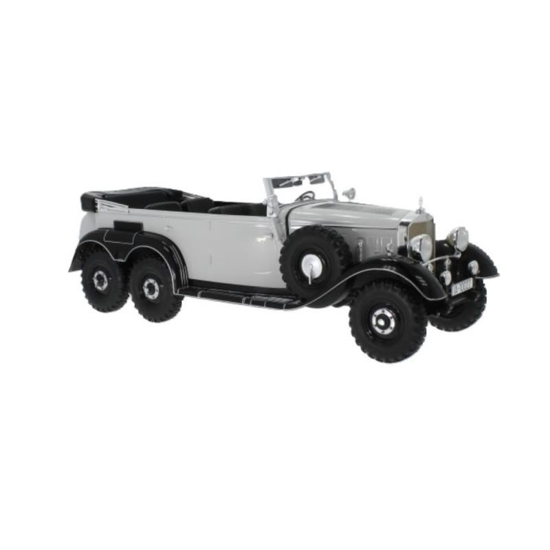 1/18 - Mercedes G4 (W31) Convertible, cinza/preto,1938