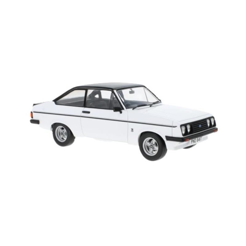 1/18 - Ford Escort MK II RS 2000, branco/preto, 1977