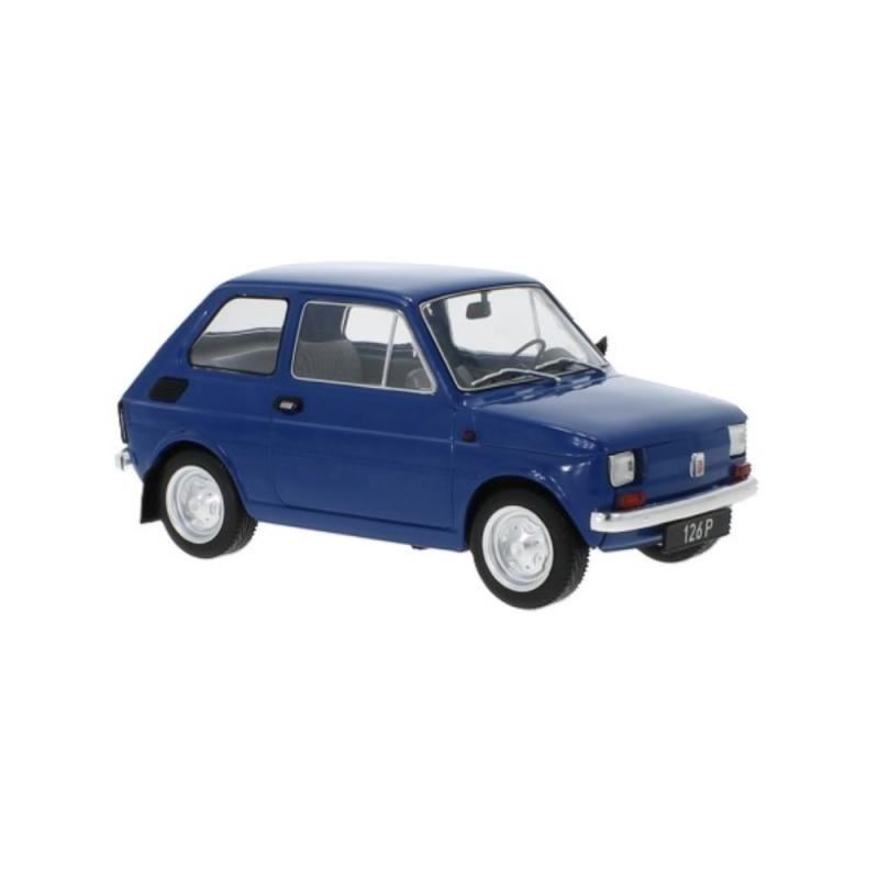 1/18 - Fiat Polski 126p, azul, 1972