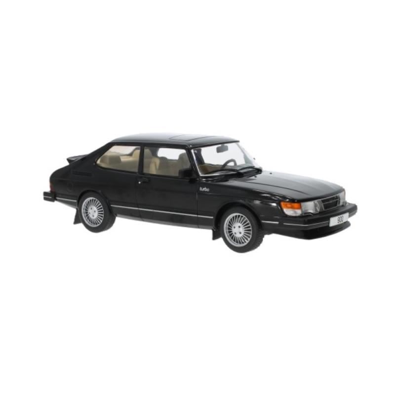 1/18 - Saab 900 Turbo, preto, 1981