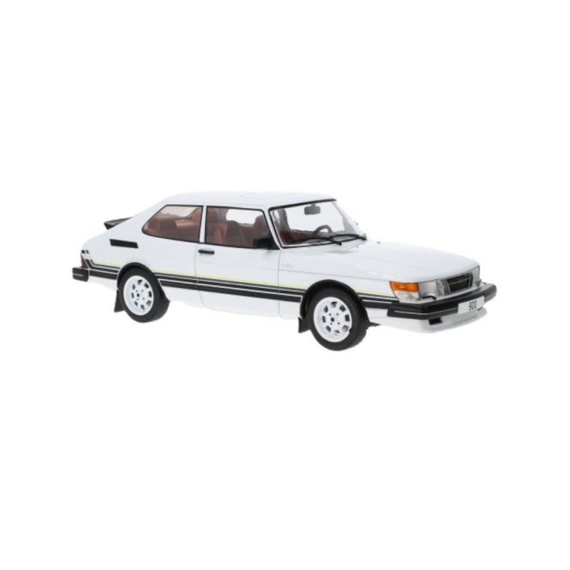 1/18 - Saab 900 Turbo, branco, 1981