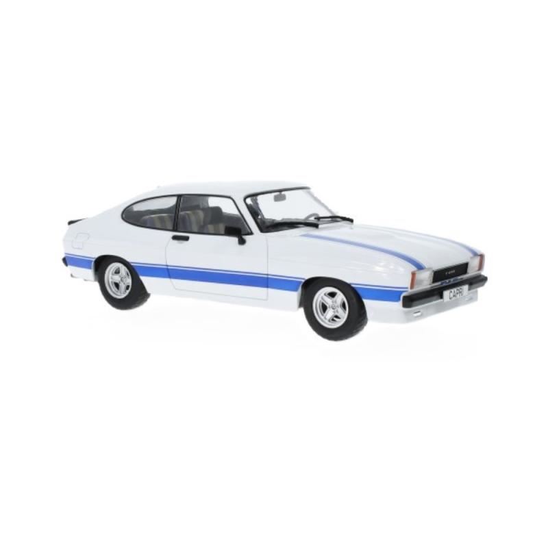 1/18 - Ford Capri MK II X-Pack, branco/azul, 1975