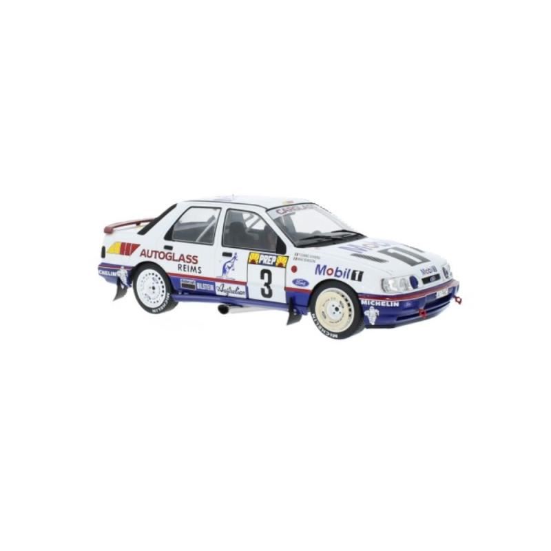 1/18 - Ford Sierra Cosworth 4x4, No.3, Mobil 1, Rallye WM, Rallye Monte Carlo, M.Biasion/T.Siviero, 1992