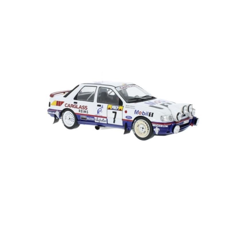 1/18 - Ford Sierra Cosworth 4x4, No.7, Mobil 1, Rallye WM, Rallye Monte Carlo, F.Delecour/D.Grataloup, 1992