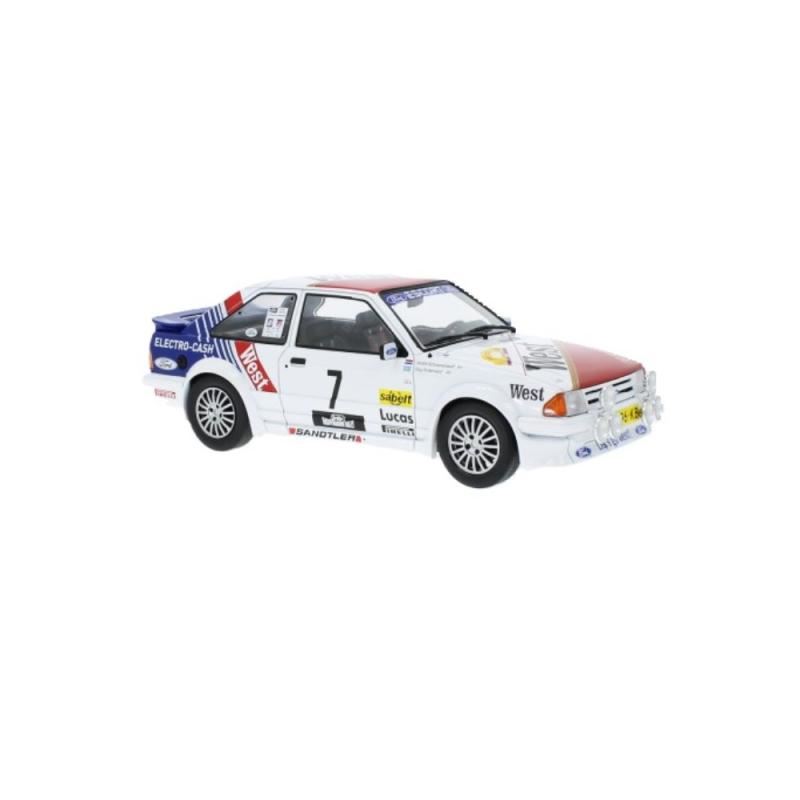 1/18 - Ford Escort MK III RS Turbo, No.7, Haspengouw rally, S.Andervang/A.Schoonenwolf, 1985