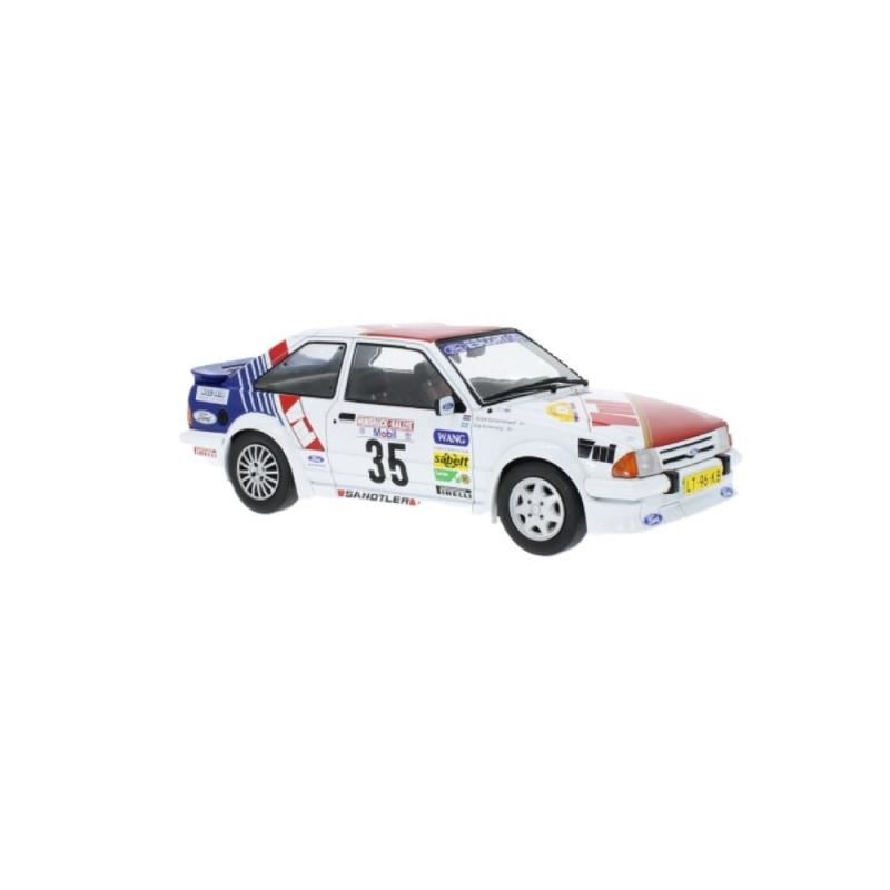 1/18 - Ford Escort MK III RS Turbo, No.35, Hunsrück Rallye, S.Andervang/A.Schoonenwolf, 1985