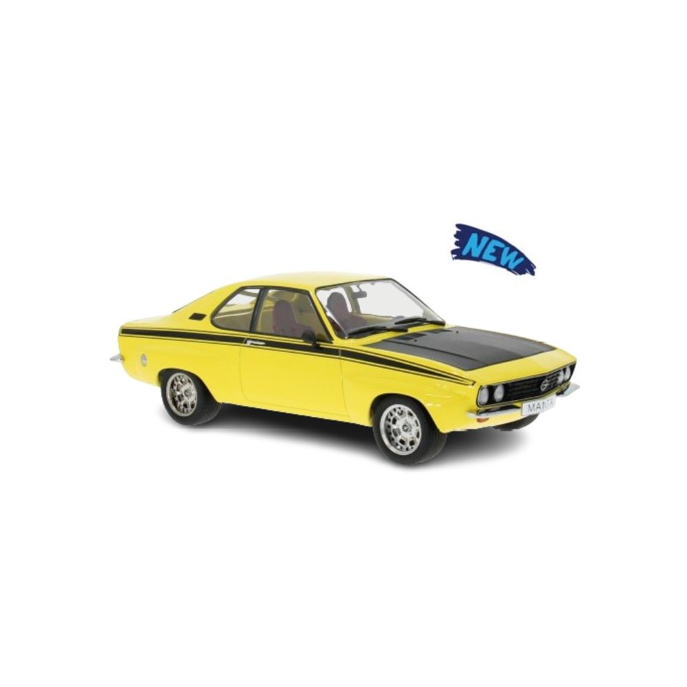 1/18 - Opel Manta A Irmscher, amarelo/preto, 1974