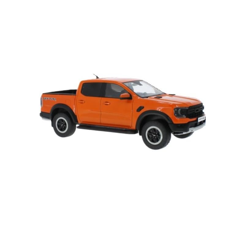 1/18 - Ford Ranger Raptor, laranja, 2023