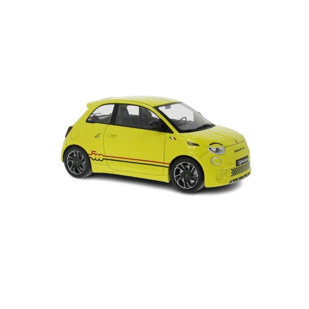 1/18 - Fiat 500e Abarth, amarelo, 2024