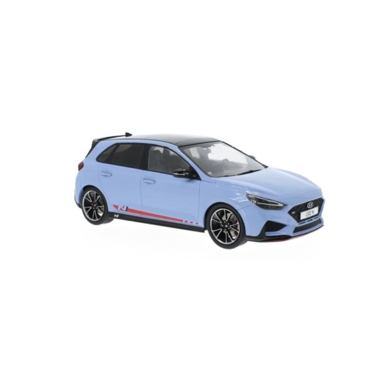 1/18 - Hyundai i30 N, azul claro, 2021