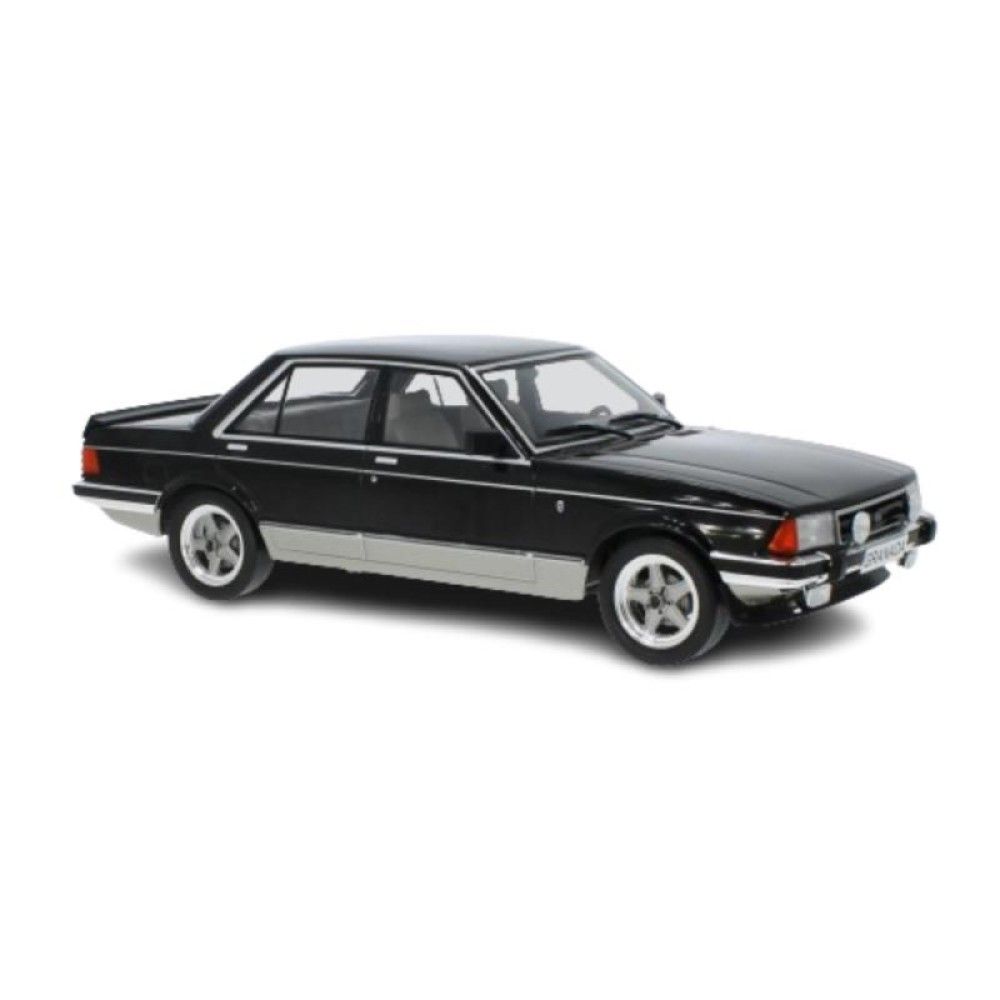 1/18 - Ford Granada MK II 2,8 Ghia, preto/cinzento, 1982