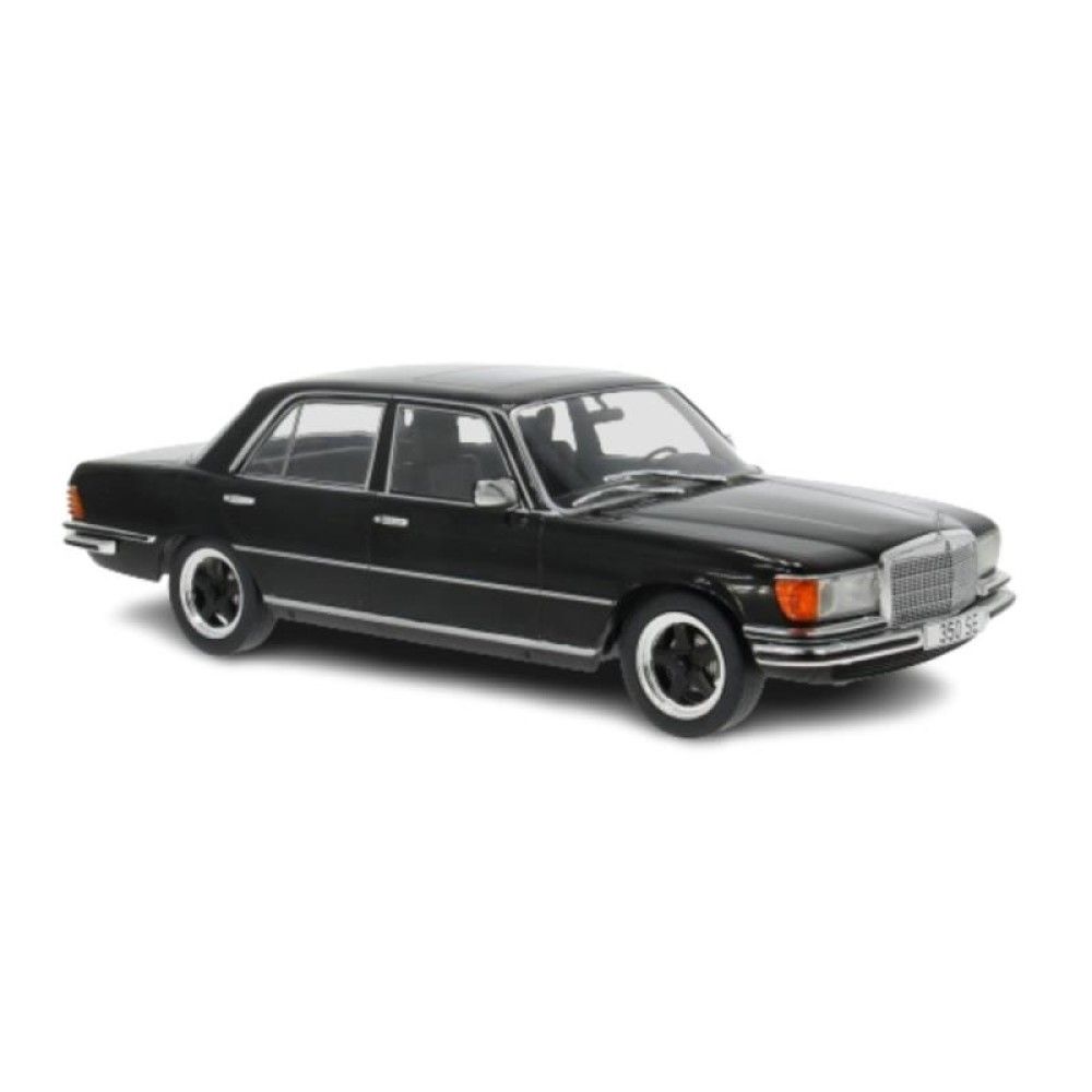 1/18 - Mercedes S-Klasse (W116), preto, 1972