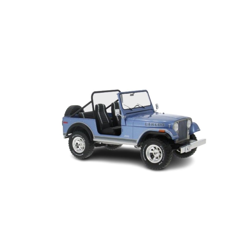 1/18 - Jeep CJ-7 Renegade, azul/decorado, 1980