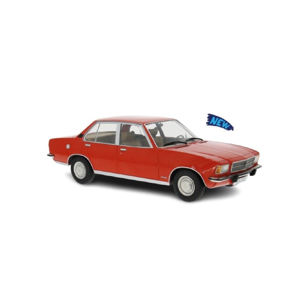 1/18 - Opel Rekord D, vermelho, 1972