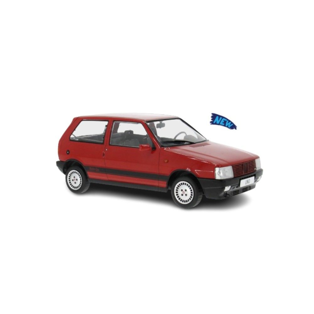 1/18 - Fiat Uno Turbo ie, vermelho, 1984
