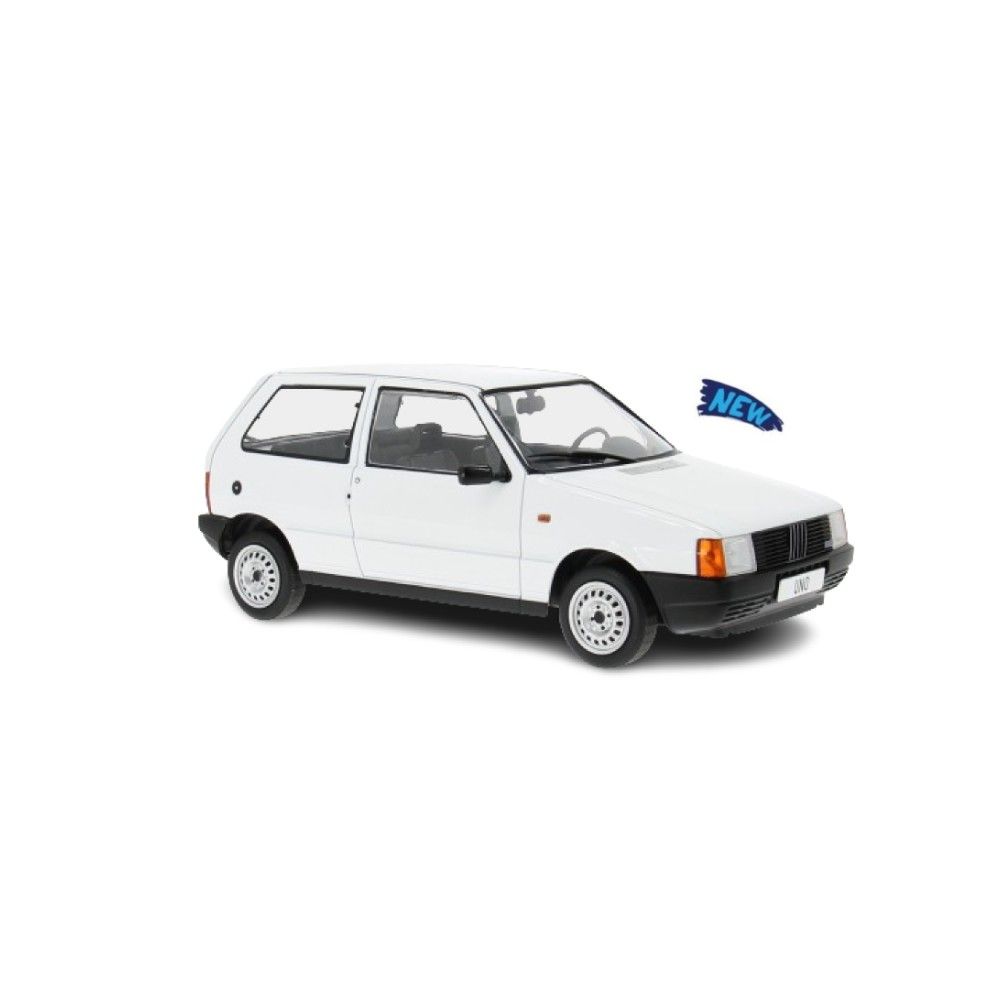 1/18 - Fiat Uno, branco, 1984