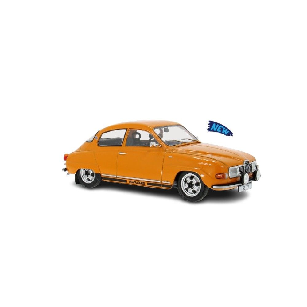 1/18 - Saab 96 V4, laranja, 1970