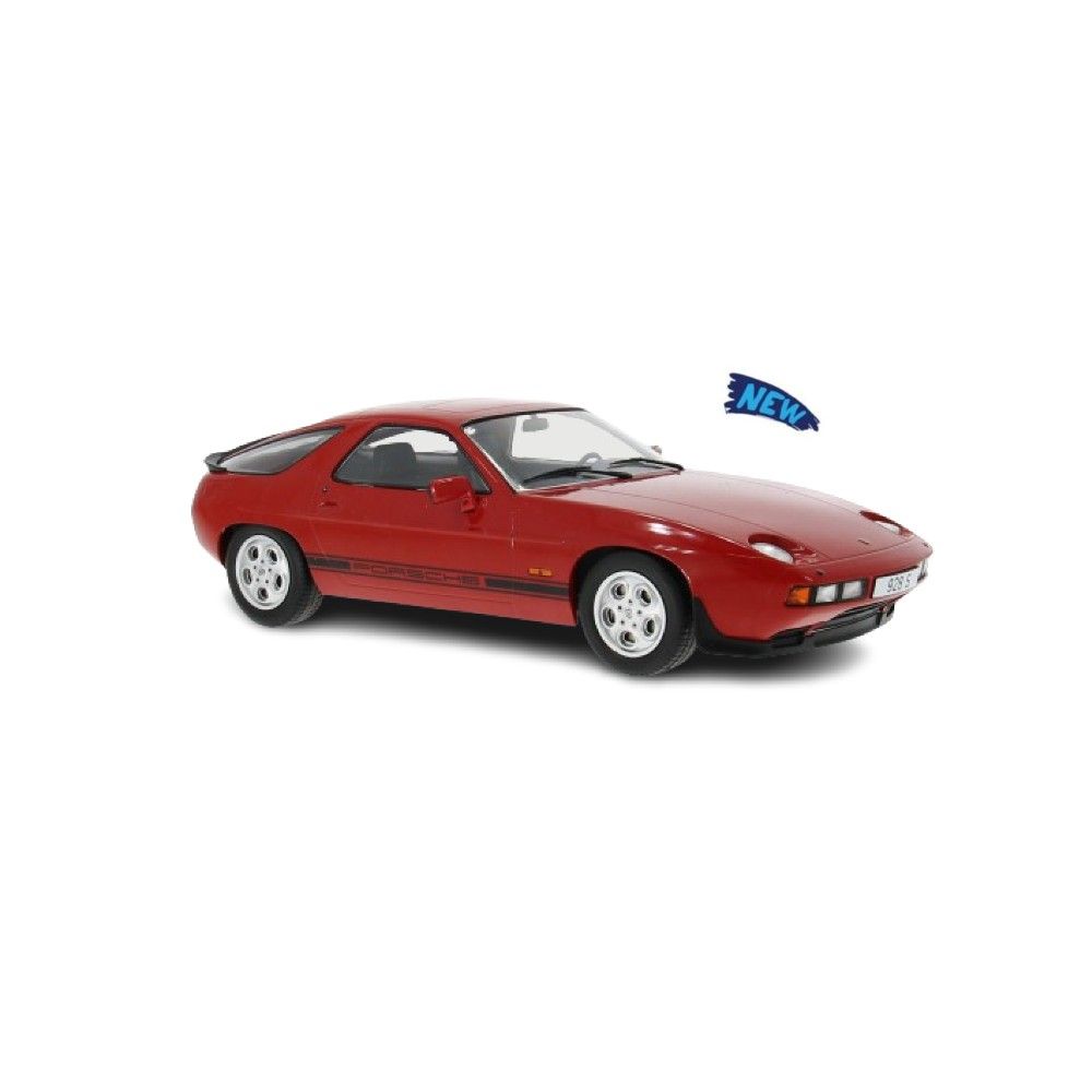 1/18 - Porsche 928 S, vermelho, 1980