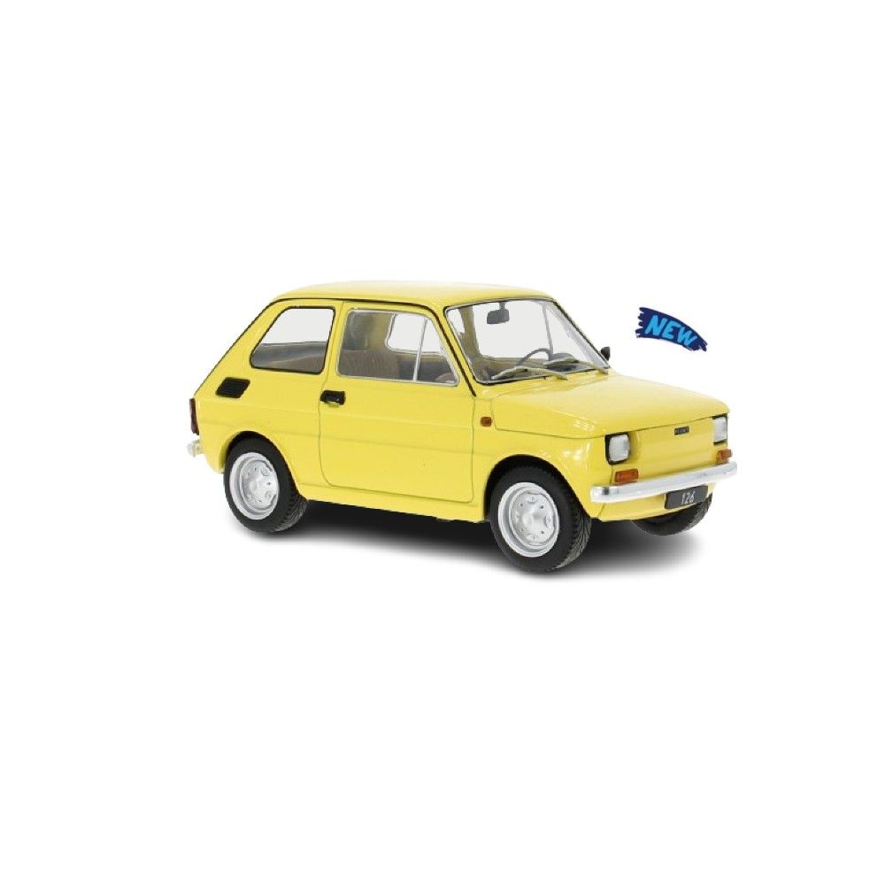 1/18 - Fiat 126, amarelo, 1972